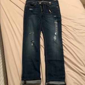 Express jeans cropped skinny